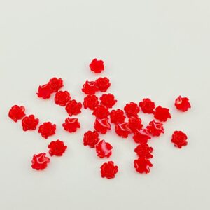 Rosa 3D 5mm Vermelho – 50 unidades
