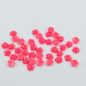 Rosa 3D 5mm Rosê – 50 unidades