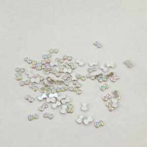 Mini Laço Cristal AB – 100 unidades