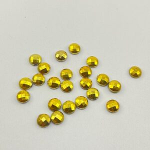 Chaton 4mm Dourado – 100 unidades