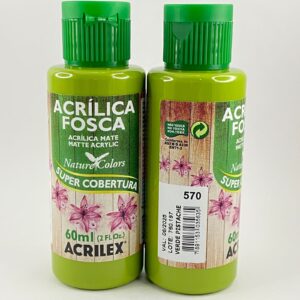 Tinta Acrílica Fosca 60ml – Verde Pistache