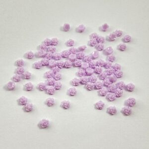 Rosa 3D 3mm Lilás – 50 unidades