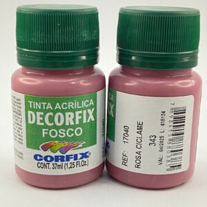 Tinta Fosco Decorfix 37ML – Rosa Ciclame