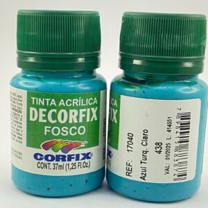 Tinta Fosco Decorfix 37ML – Azul Turquesa Claro