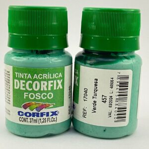Tinta Fosco Decorfix 37ML – Verde Turquesa