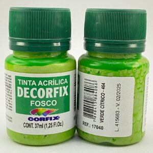 Tinta Fosco Decorfix 37ML – Verde Cítrico