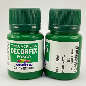 Tinta Fosco Decorfix 37ML – Verde Natal
