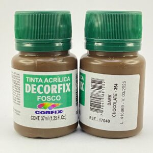 Tinta Fosco Decorfix 37ML – Dark Chocolate