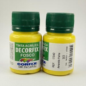 Tinta Fosco Decorfix 37ML – Amarelo Palha
