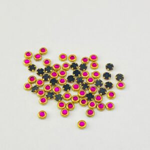 Olho de Gato 3mm Pink – 100 peças