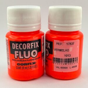 Decorfix fluo 37ml – Vermelho