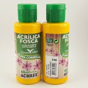 Tinta Acrílica Fosca 60ml – Amarelo Cadmio