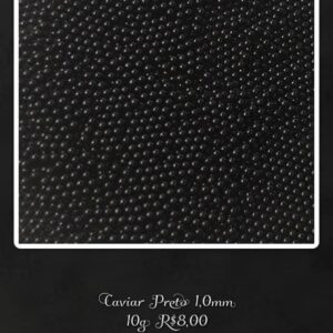 Caviar 1.0mm – Preto