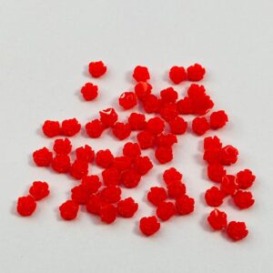 Rosa 3D 3mm Vermelho – 50 unidades