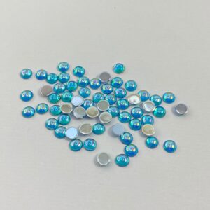 Pedra da Lua AB 4mm Azul Claro – 50 unidades