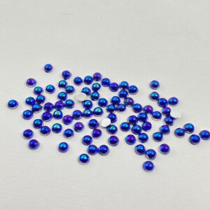 Pedra da Lua 3mm Azul Bic AB – 50 unidades