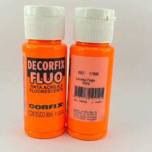 Decorfix Flúor 60ml – Laranja Fogo