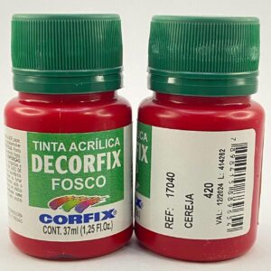 Tinta Fosco Decorfix 37ML – Cereja