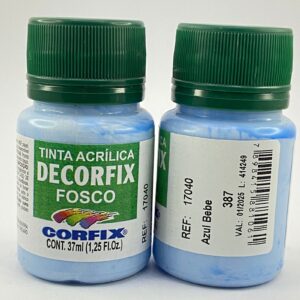 Tinta Fosco Decorfix 37ML – Azul Bebê