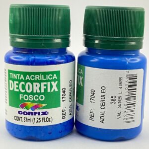 Tinta Fosco Decorfix 37ML – Azul Ceruleo