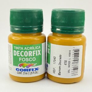 Tinta Fosco Decorfix 37ML – Marrom Dourado