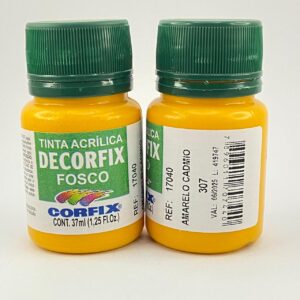 Tinta Fosco Decorfix 37ML – Amarelo Cadmio