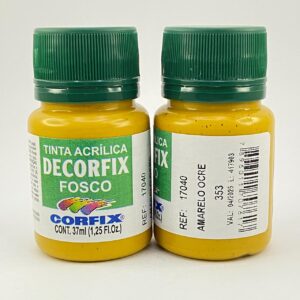 Tinta Fosco Decorfix 37ML – Amarelo Ocre